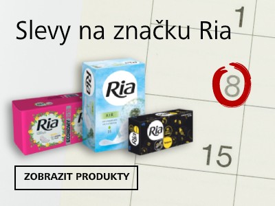 Využijte akčních cen  u celého sortimentu  značky Ria