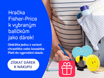 Hračka  Fisher-Price  k vybraným  balíčkům  jako dárek!