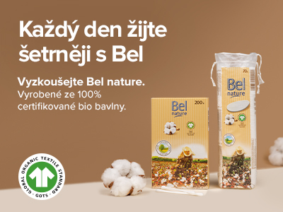 Produkty Bel nature ze 100% certifikované bio bavlny