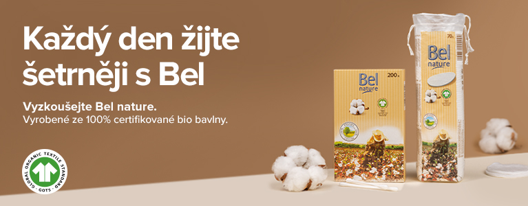 Produkty Bel nature ze 100% certifikované bio bavlny