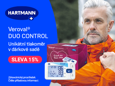 Veroval DUO CONTROL - Unikátní tlakoměr v dárkové sadě v 15% slevou