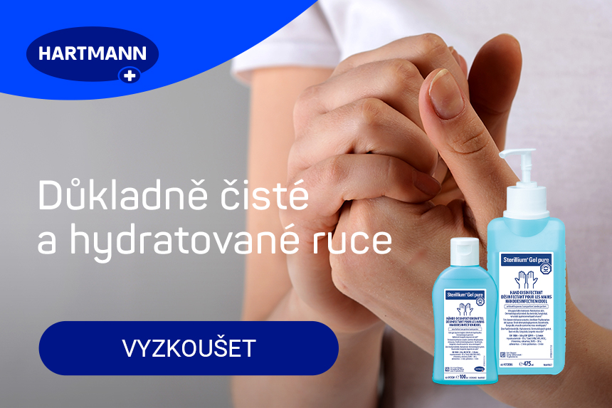 Důkladná desinfekce na ruce gelová