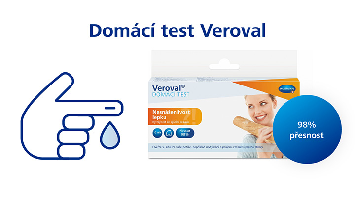 Domácí test Veroval Nesnášenlivost lepku