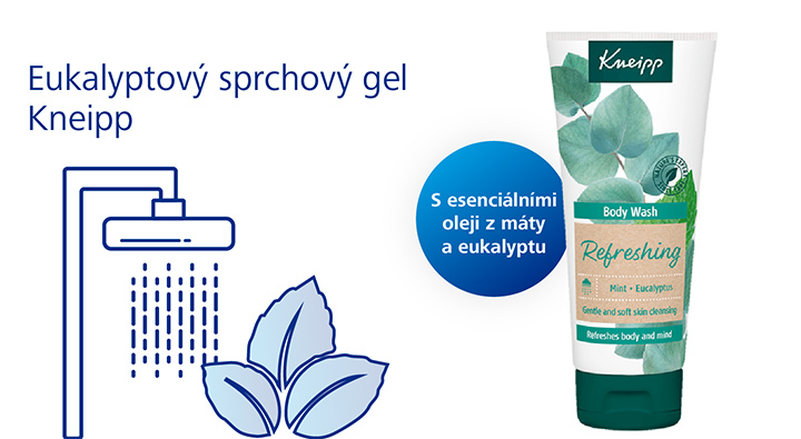 Osvěžující sprchový gel Kneipp s eukalyptem
