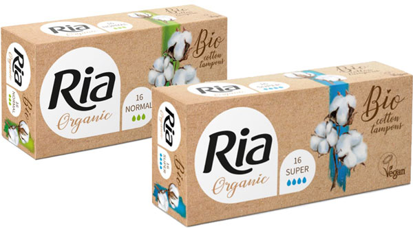 Organické menstruační tampony Ria Organic