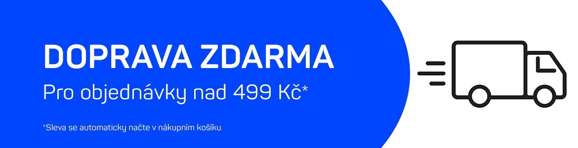 Doprava zdarma pro objednávky nad 499 Kč