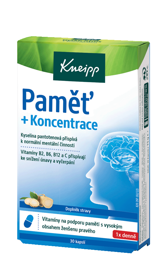 Kneipp Doplněk stravy Paměť a koncentrace