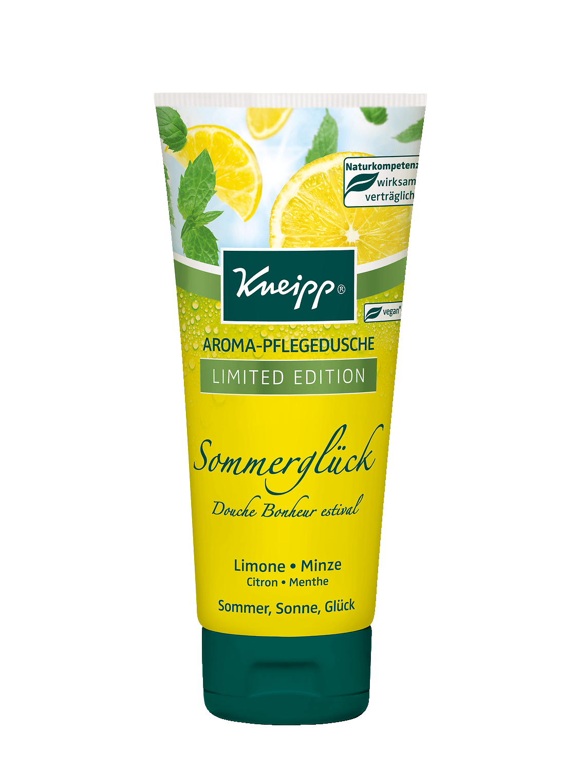 Sprchový gél Kneipp Šťastné leto s osviežujúcou vôňou citrónu a mäty 200 ml