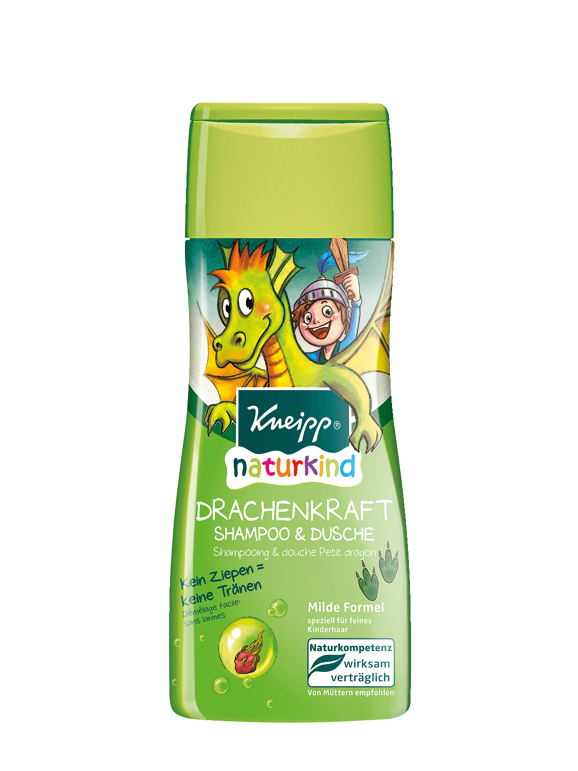 Sprchový gél a šampón na vlasy Kneipp Dračí sila s extraktom z dračieho ovocia 200 ml