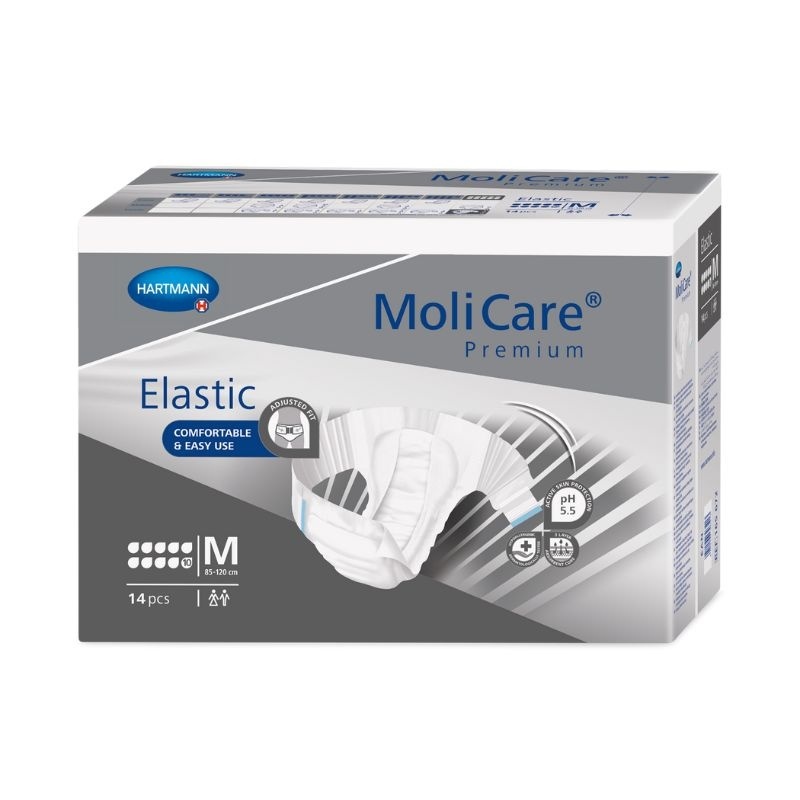 Noční inkontinenční kalhotky MoliCare Elastic 10 kapek velikost M
