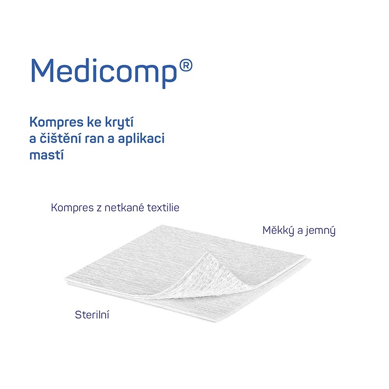 Kompres Medicomp sterilní - výhody kompresu