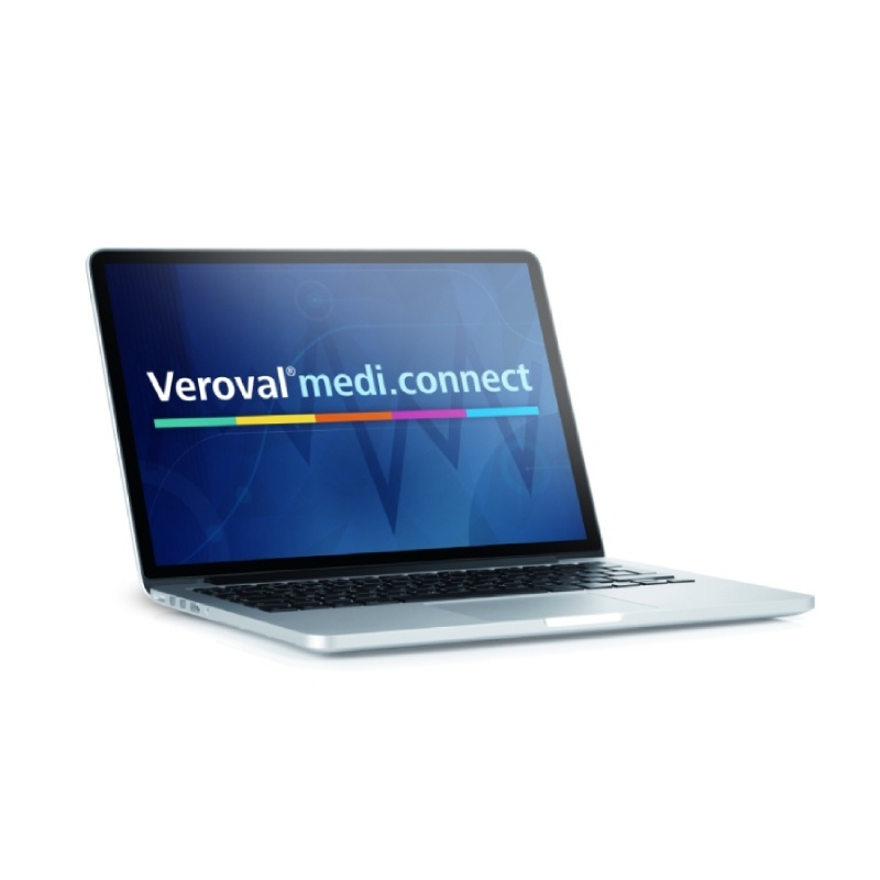 Aplikace Veroval medi.connect pro sledování naměřených hodnot