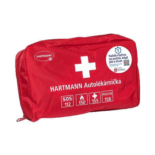Autolékárnička HARTMANN červená