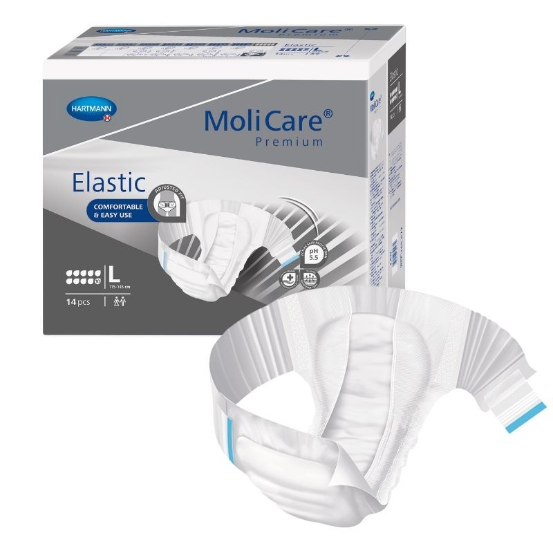 Noční inkontinenční kalhotky MoliCare Elastic 10 kapek velikost L