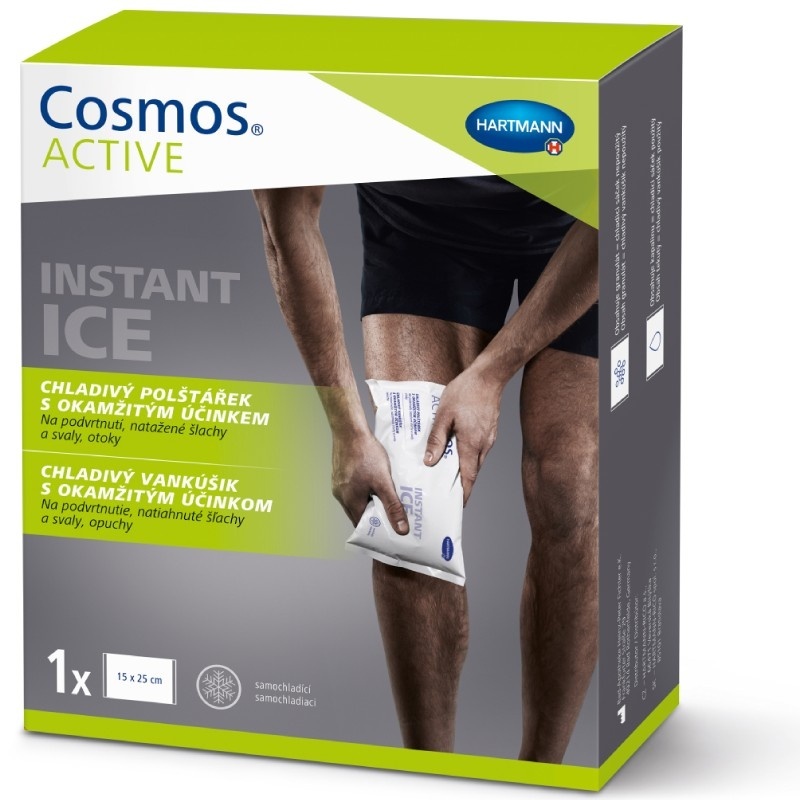 Chladivý polštářek s okamžitým účinkem COSMOS Active 15 × 25 cm