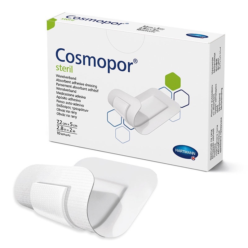 Náplast Cosmopor Steril 7,2 x 5 cm