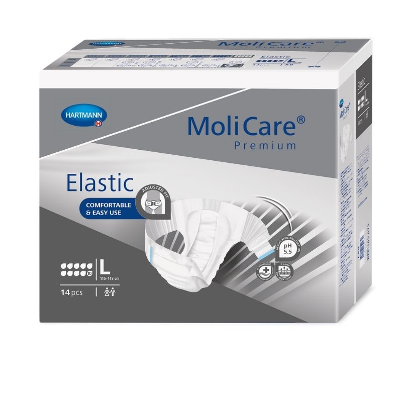 Noční inkontinenční kalhotky MoliCare Elastic 10 kapek velikost L