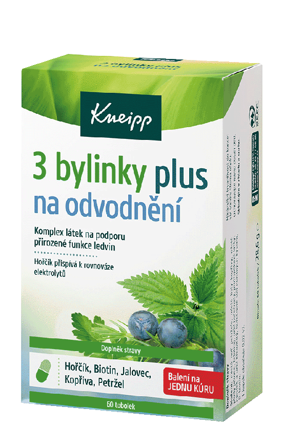 Kneipp Doplněk stravy 3 bylinky na odvodnění
