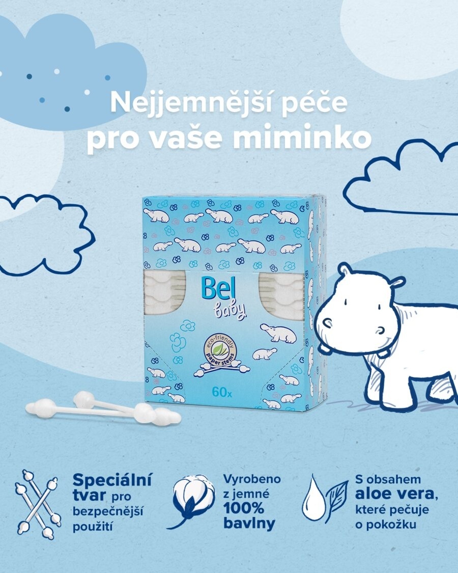 Bel baby dětské vatové tyčinky