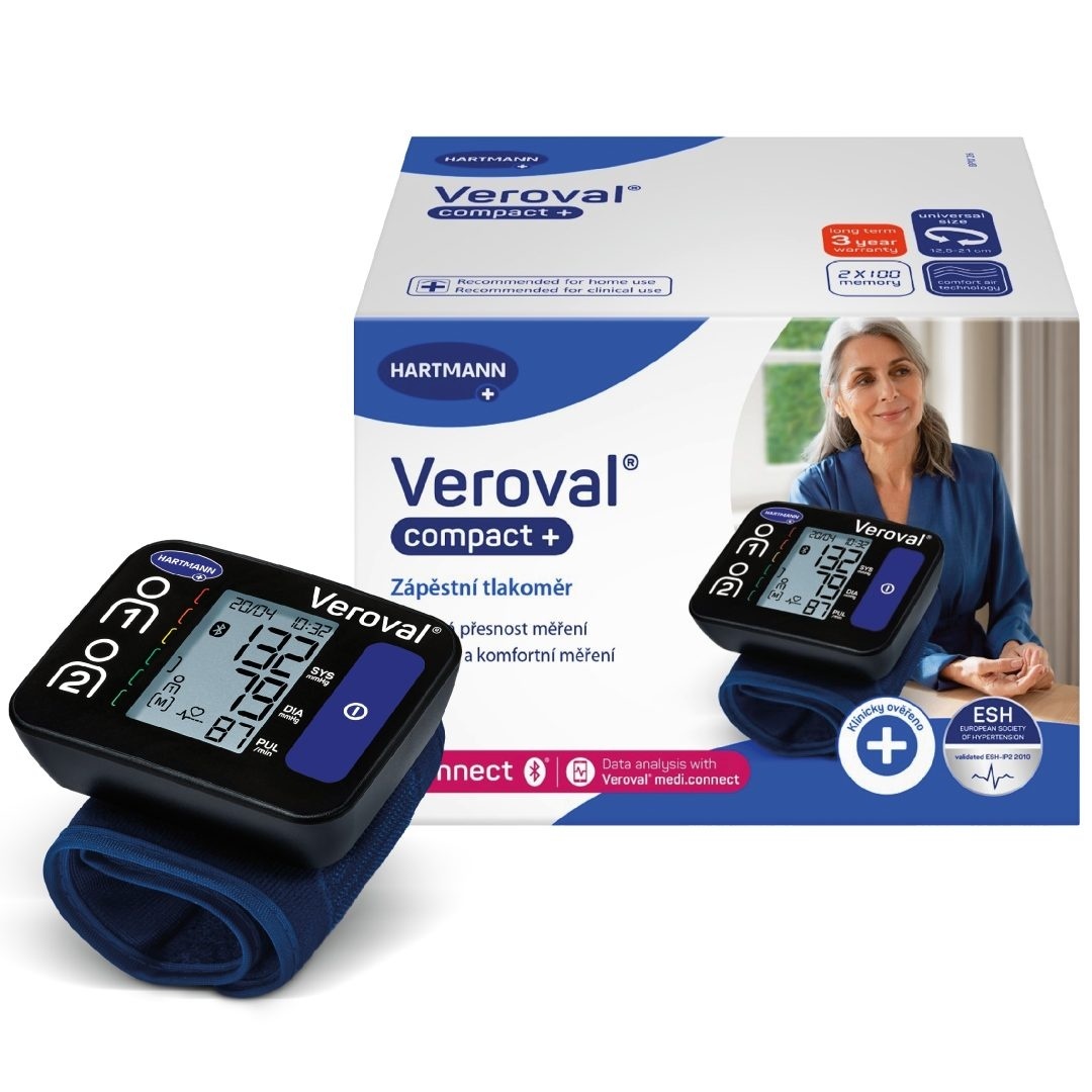 Digitální tonometr HARTMANN Veroval compact+ connect na zápěstí