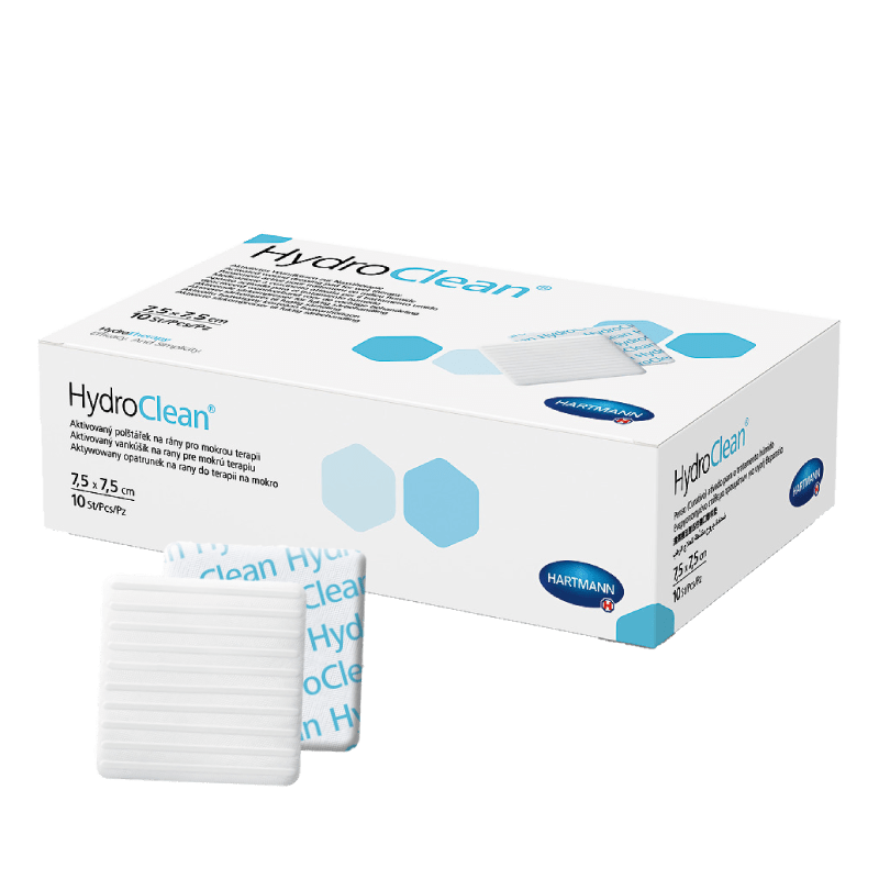 HydroClean 7,5x7,5 cm 10 ks