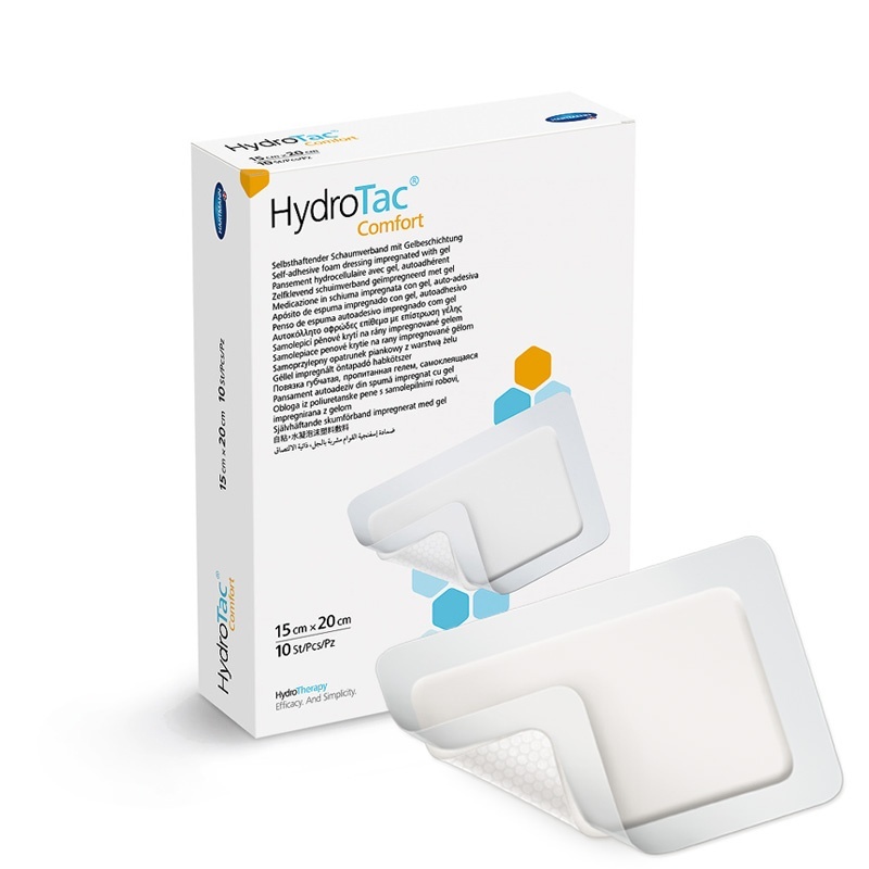 Pěnové krytí HydroTac - vlhká terapie | LékárnaHARTMANN