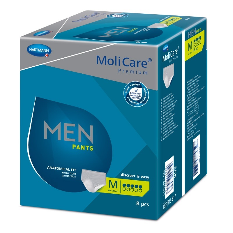 Pánske inkontinenčné nohavičky MoliCare Men Pants 5 kvapiek velikosti M