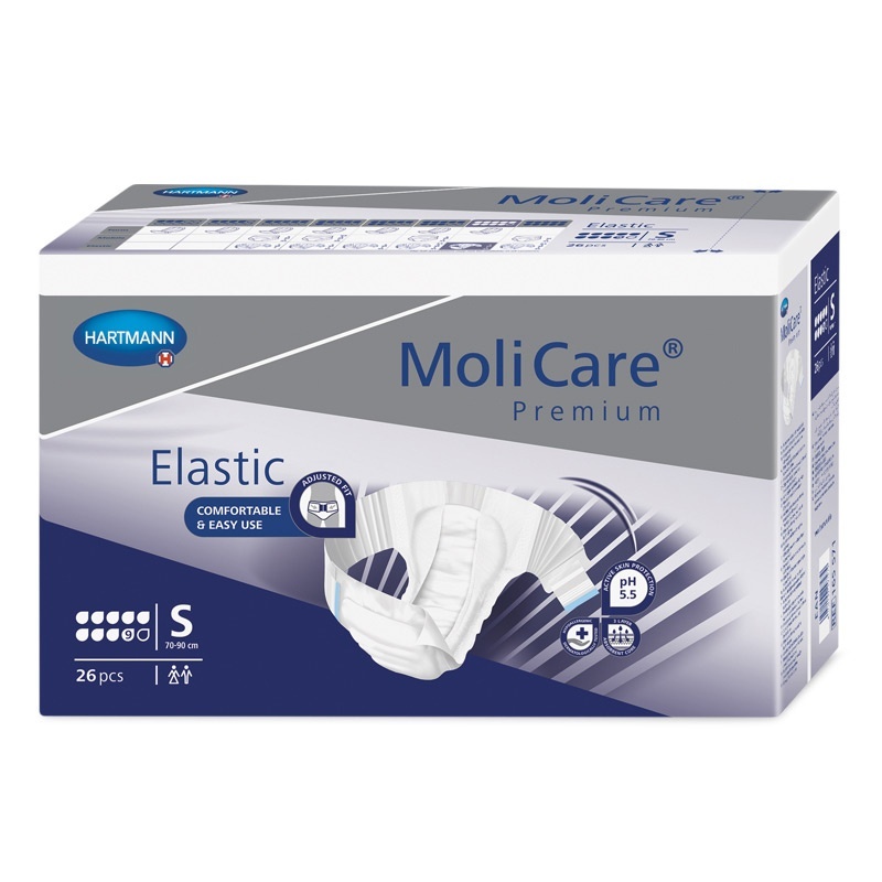 Noční inkontinenční kalhotky MoliCare Elastic 9 kapek velikost S