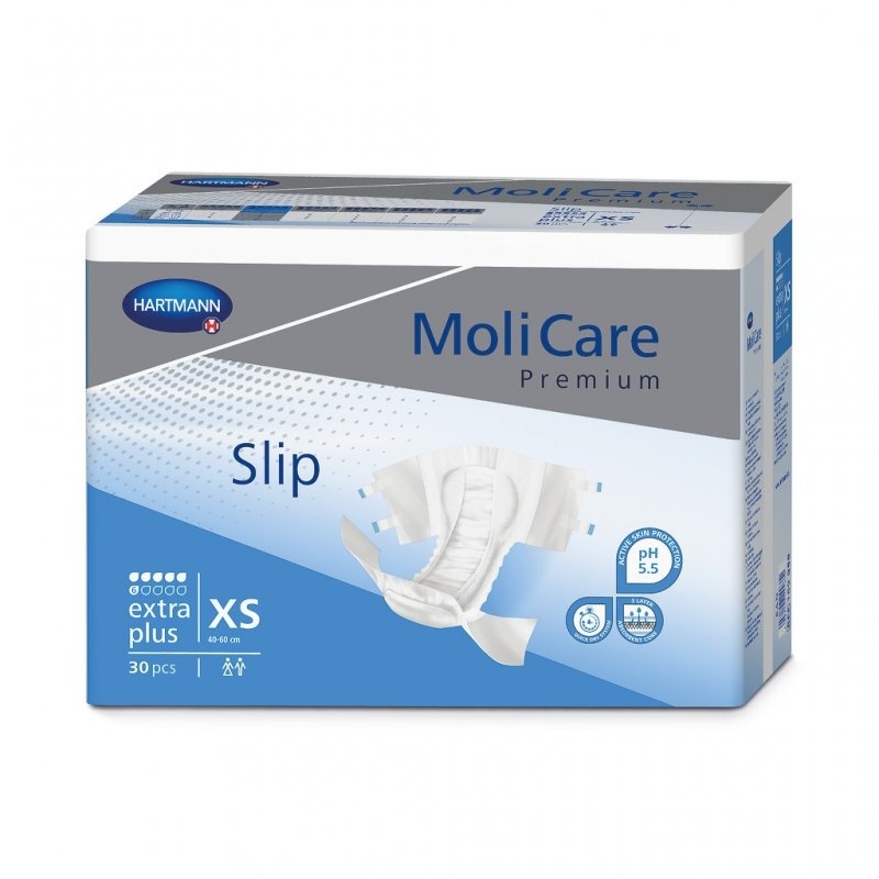 Inkontinenční zalepovací kalhotky MoliCare Premium 6 kapek velikost XS