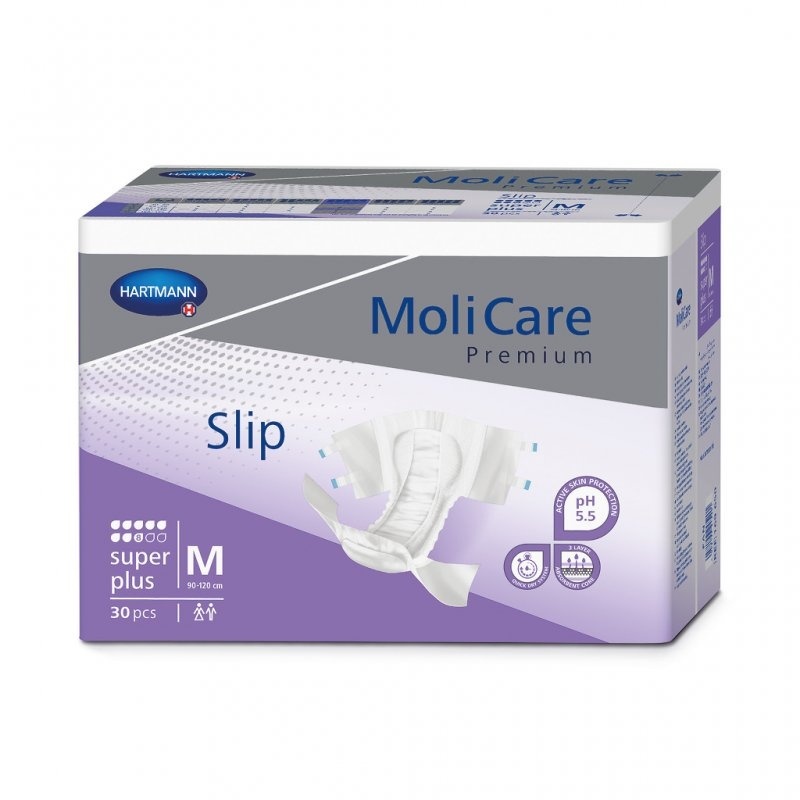 Inkontinenční zalepovací kalhotky MoliCare Premium 8 kapek velikosti M pro těžký únik moči a stolice