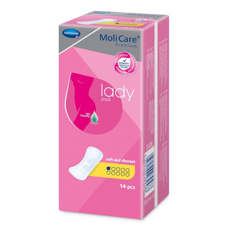 Dámské inkontinenční vložky MoliCare Premium Lady 1 kapka (Micro light)