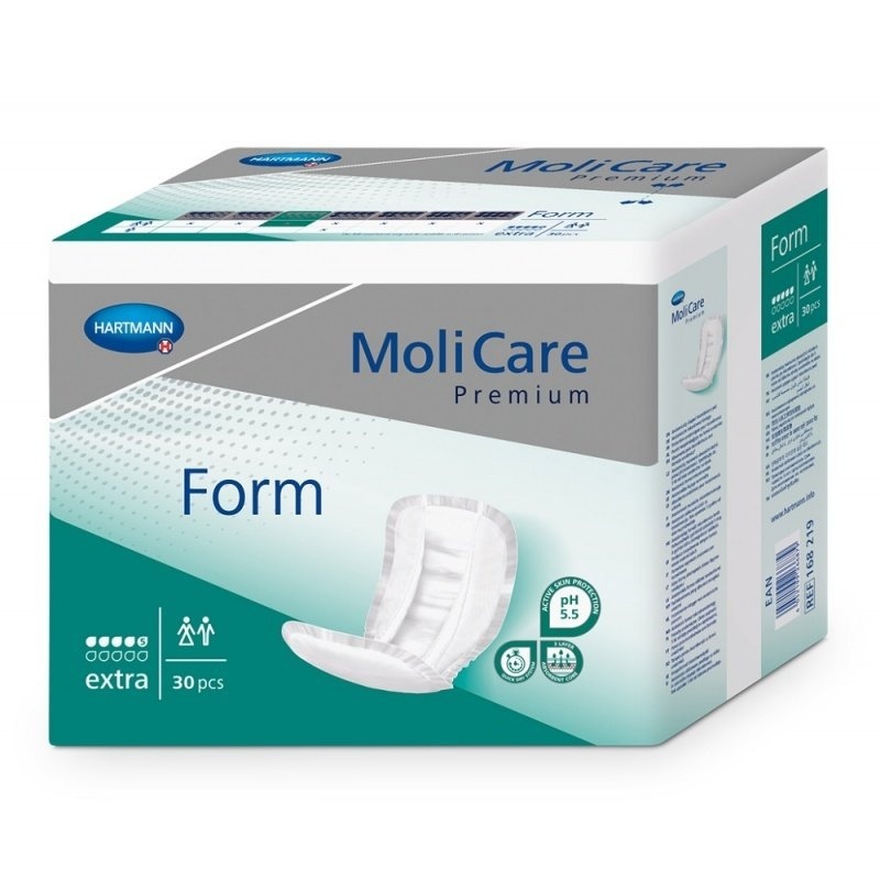Inkontinenční vložné pleny MoliCare Premium FORM Extra pro střední inkontinenci