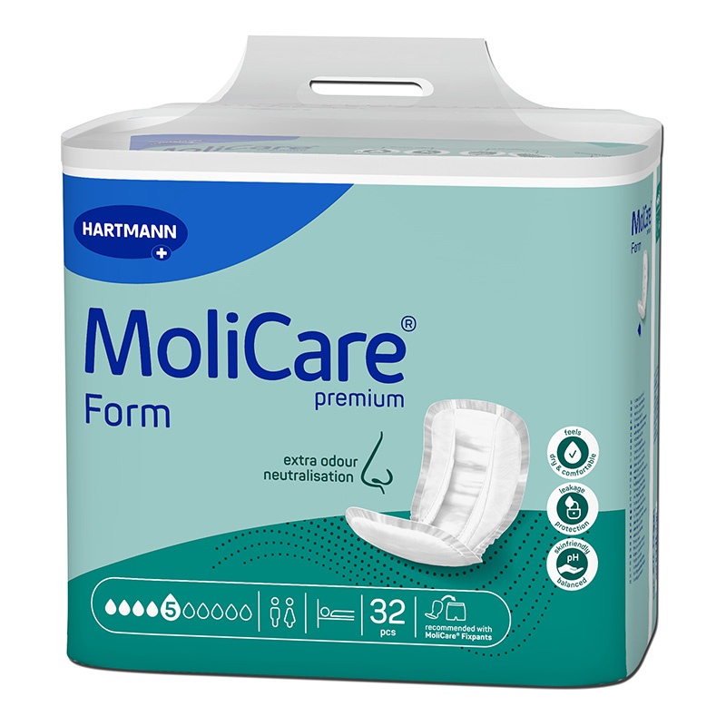 Inkontinenční vložné pleny MoliCare FORM 5 kapek