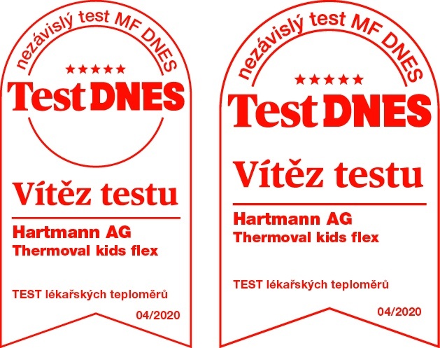 Thermoval Kids flex se stal vítězem nezávislého testu lékařských teploměrů MF DNES