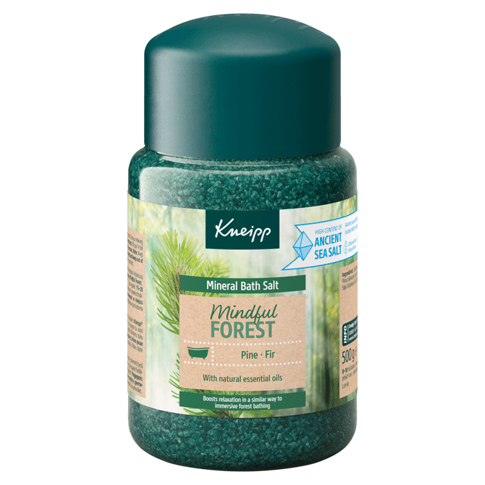 Koupelová sůl Kneipp Mindful forest 500 g s vůní lesa