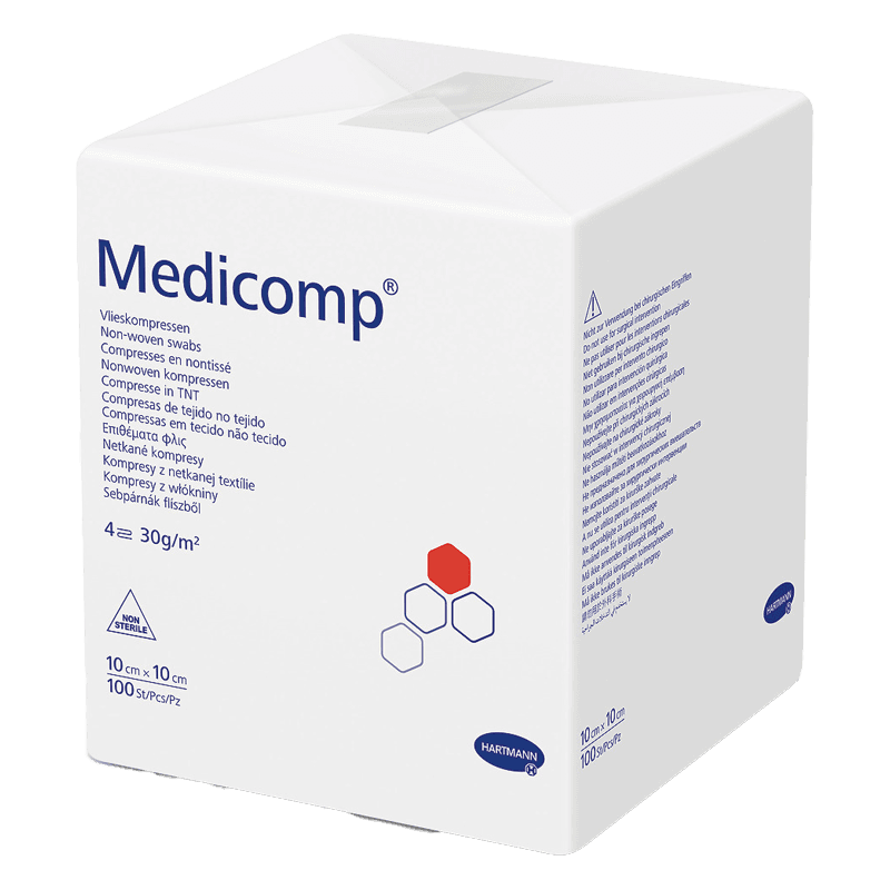 Medicomp nesterilní 10 x 10 cm 100 ks