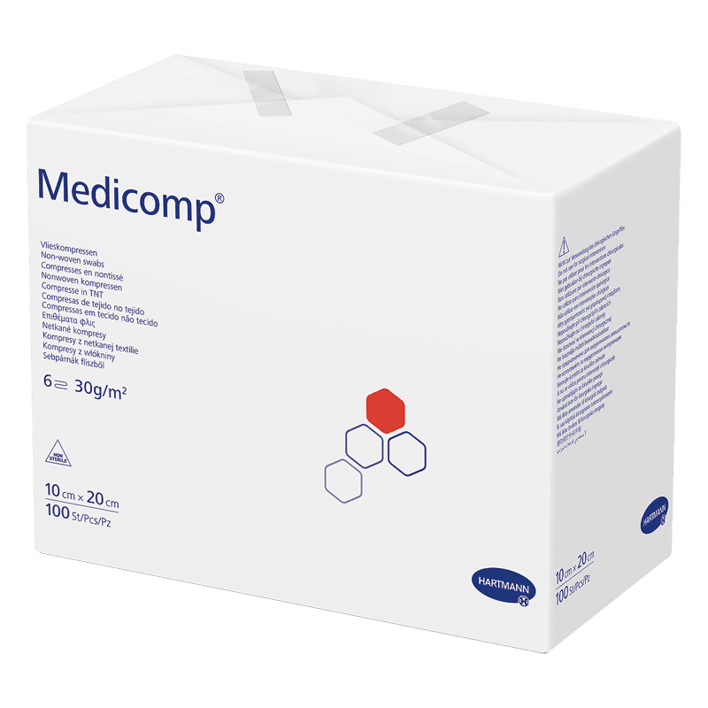 Medicomp nesterilní 10 x 20 cm 100 ks