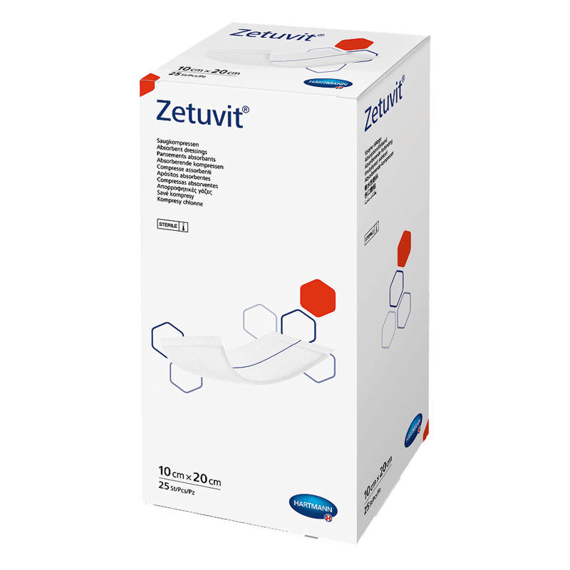 Zetuvit sterilní 10 x 20 cm 25 ks