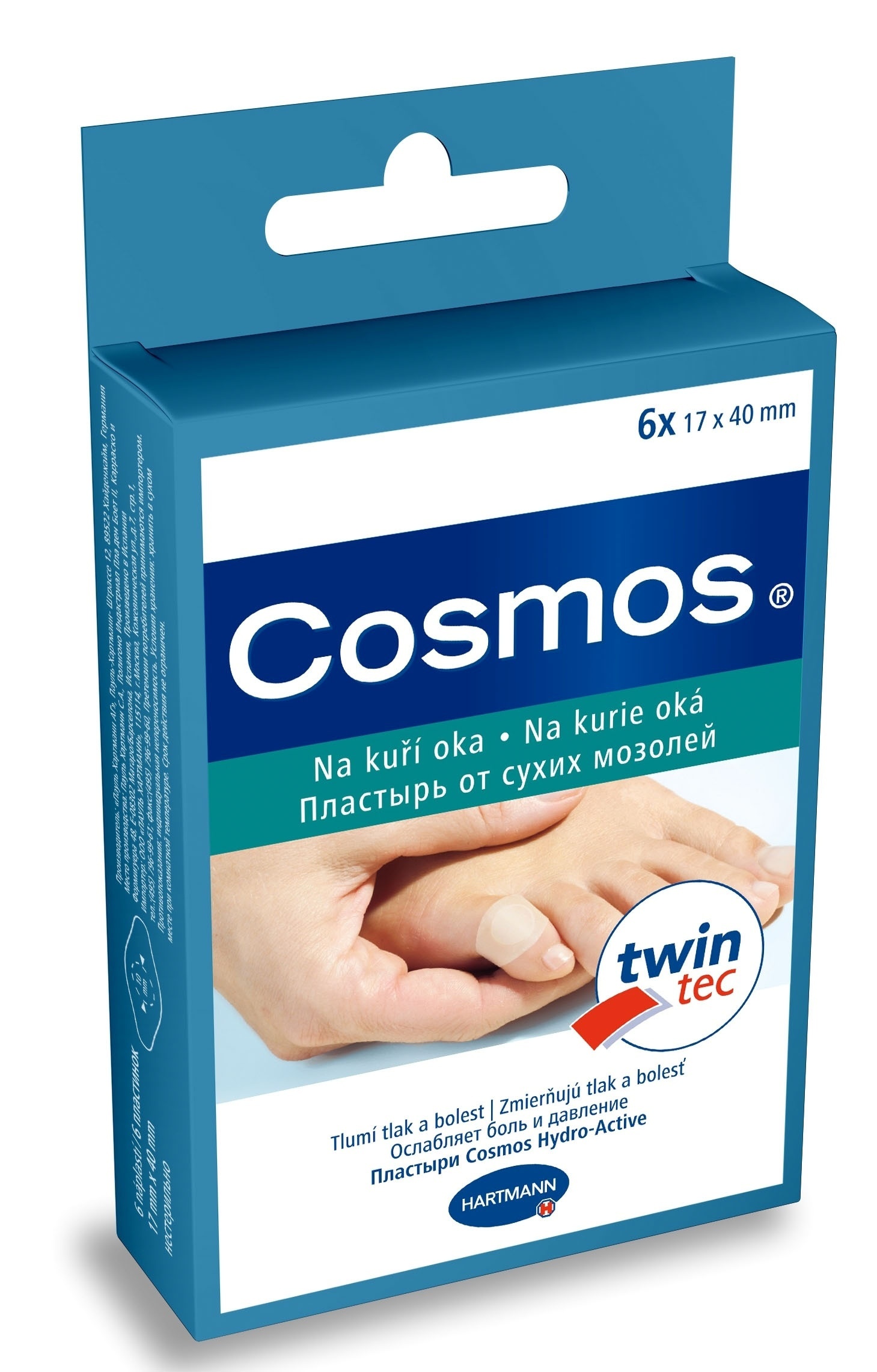 Náplast na kuří oka Cosmos 6 ks
