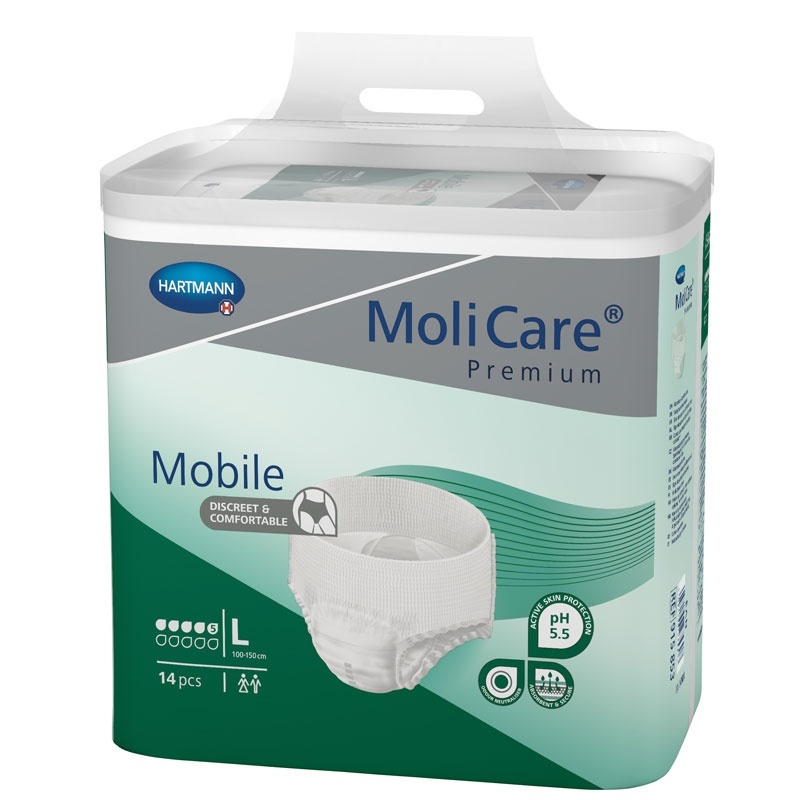 Natahovací kalhotky MoliCare Mobile 5 kapek velikost L