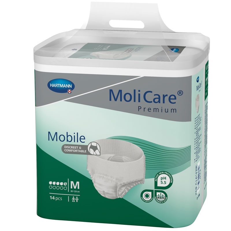 Natahovací kalhotky MoliCare Mobile 5 kapek velikost M