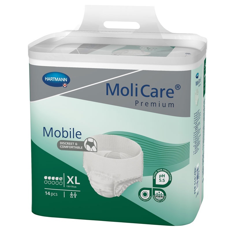 Natahovací kalhotky MoliCare Mobile 5 kapek velikost XL