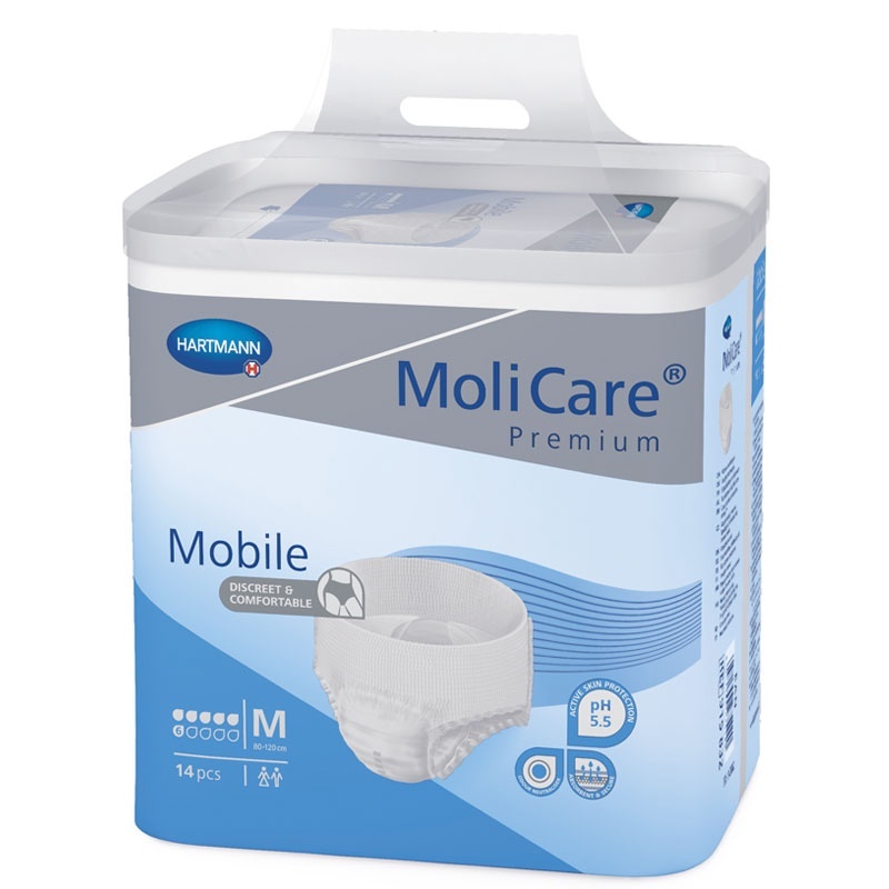 Natahovací kalhotky MoliCare Mobile 6 kapek velikost M