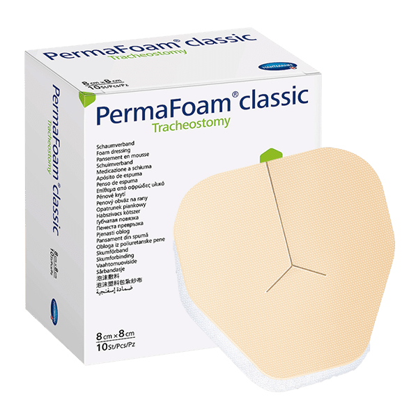 PermaFoam Classic Tracheostomy 8 x 8 cm