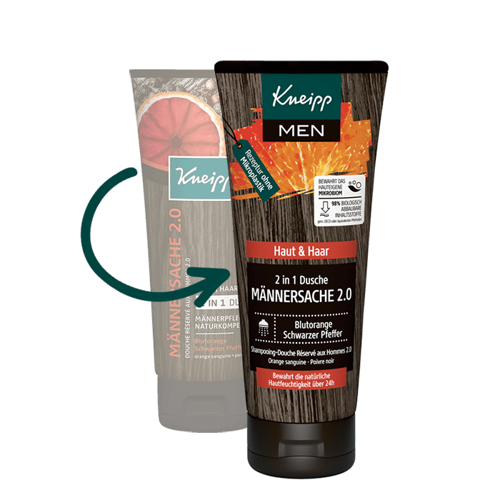 Kneipp Sprchový gel pánská záležitost 2.0 nyní v novém balení
