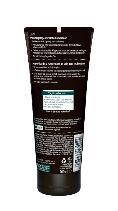 Kneipp Sprchový gel pro muže Pánská záležitost 2.0