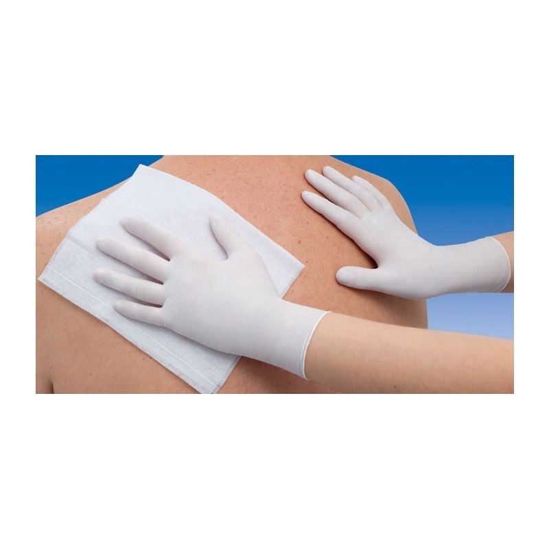 Využití nitrilových rukavic Peha-soft na pacientovi