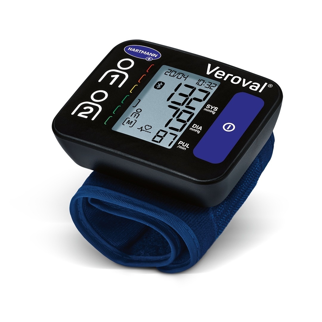 Zápěstní digitální tlakoměr HARTMANN Veroval compact+ connect