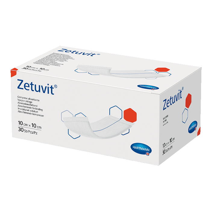 Kompres Zetuvit nesterilní 10 x 10 cm