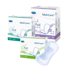 Dámské inkontinenční vložky MoliCarre Pad pro lehký únik moči